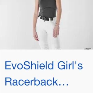 Women's Black Racerback Top